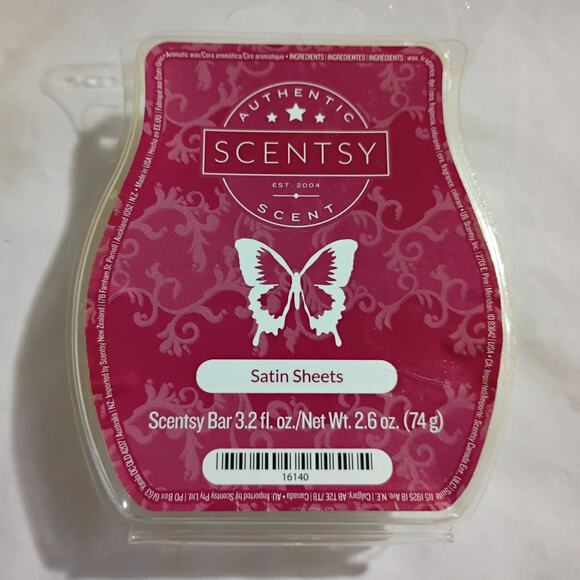 Scentsy SATIN SHEETS 3.2 oz Authentic(Set of 3) scented wax- NEW - Picture 2 of 3